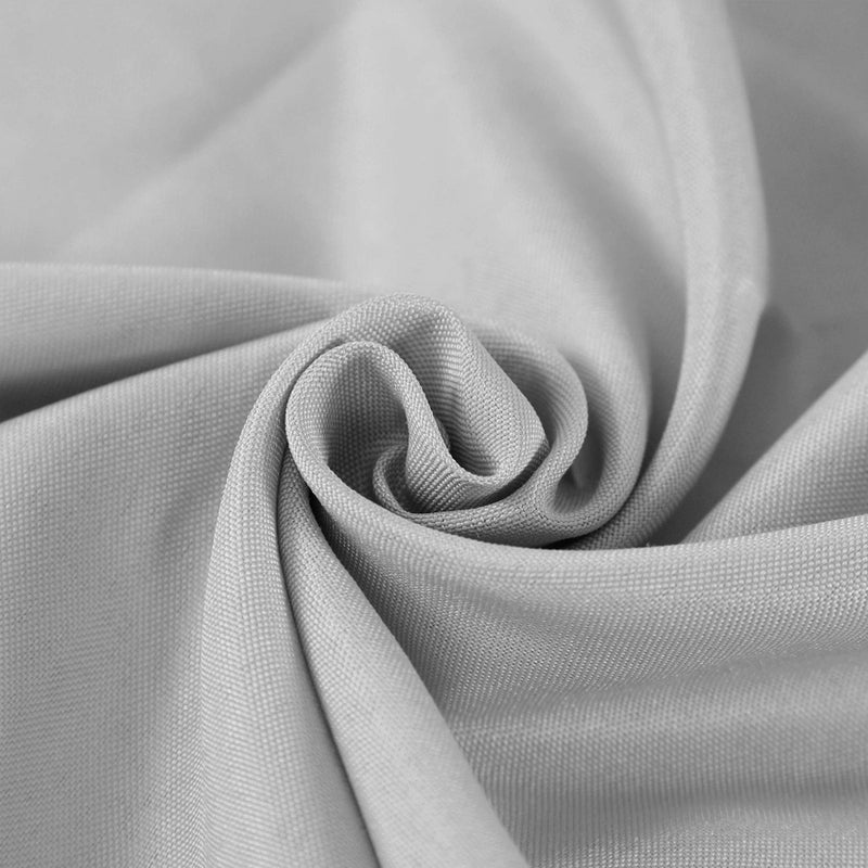 Cupuamon 120 inch Round Tablecloth Washable Polyester Table Cloth Decorative Table Cover for Wedding Party Dining Banquetï¼ˆ120 inch,Silverï¼‰ - Image 4